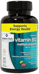 成员 Mark 亚语言维生素 B12 5000mcg(300 count) (3 Pack)