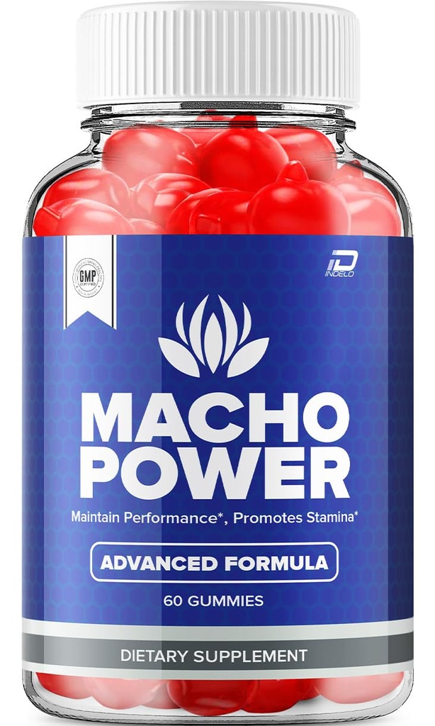 男子马曹动力古米 – 马曹动力雄性古米 全自然增刊, Power Macho Gummys Reviews (1 Pack - 60 Gummys).