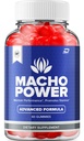 男子马曹动力古米 – 马曹动力雄性古米 全自然增刊, Power Macho Gummys Reviews (1 Pack - 60 Gummys).
