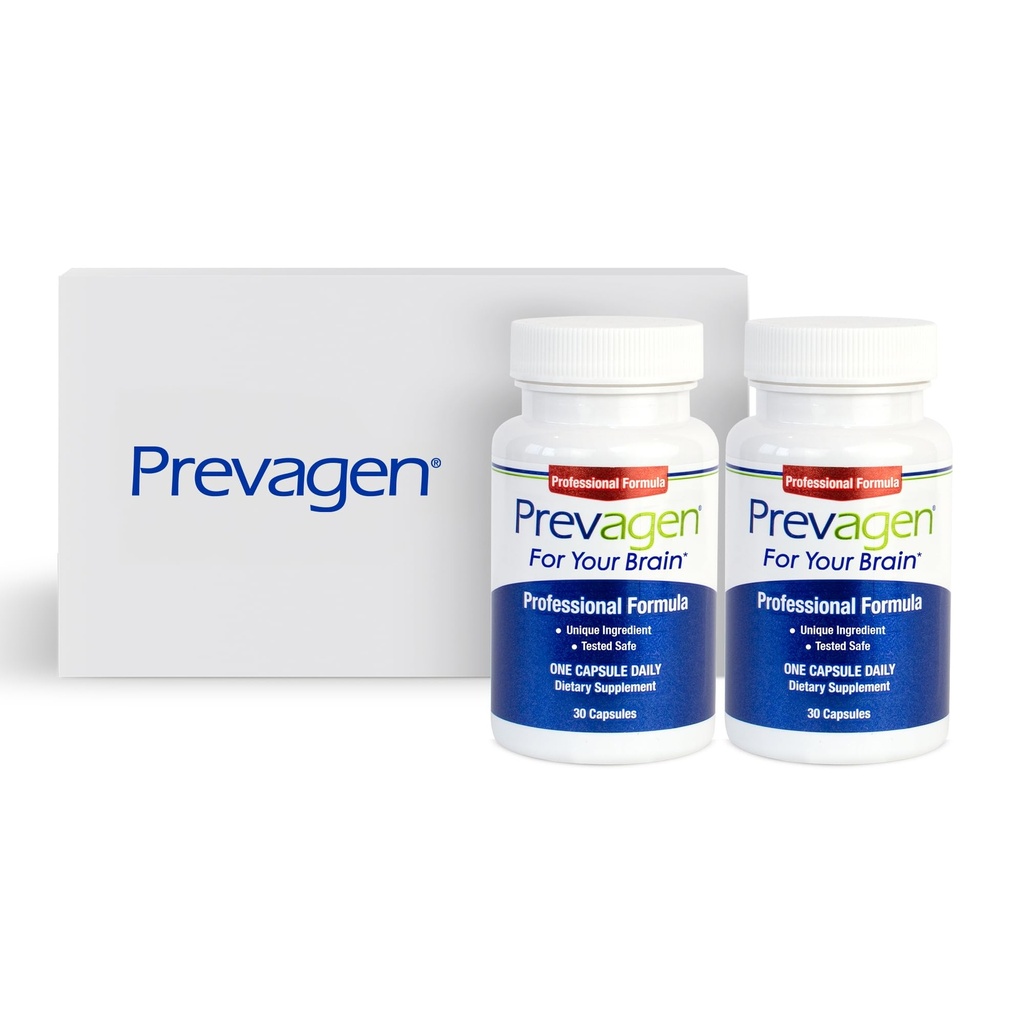 Prevagen专业公式 - 60 Capsules(2个月供应量) QQ为你的大脑设计 + 40毫克 Apoaequorin + 维生素 D3