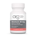 过敏性研究组 Melatonin 20mg - 纯Melatonin,成人额外力量,睡眠援助,高剂量,蔬菜卡普勒斯 - 60个计数