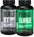 Jacked Factory Building XT 50+ Daily Muscle Builder (90 Capsules) PRIMASURGE 男子测试酮助推器 (60 Capsules) 生命力,肌肉生长与能源
