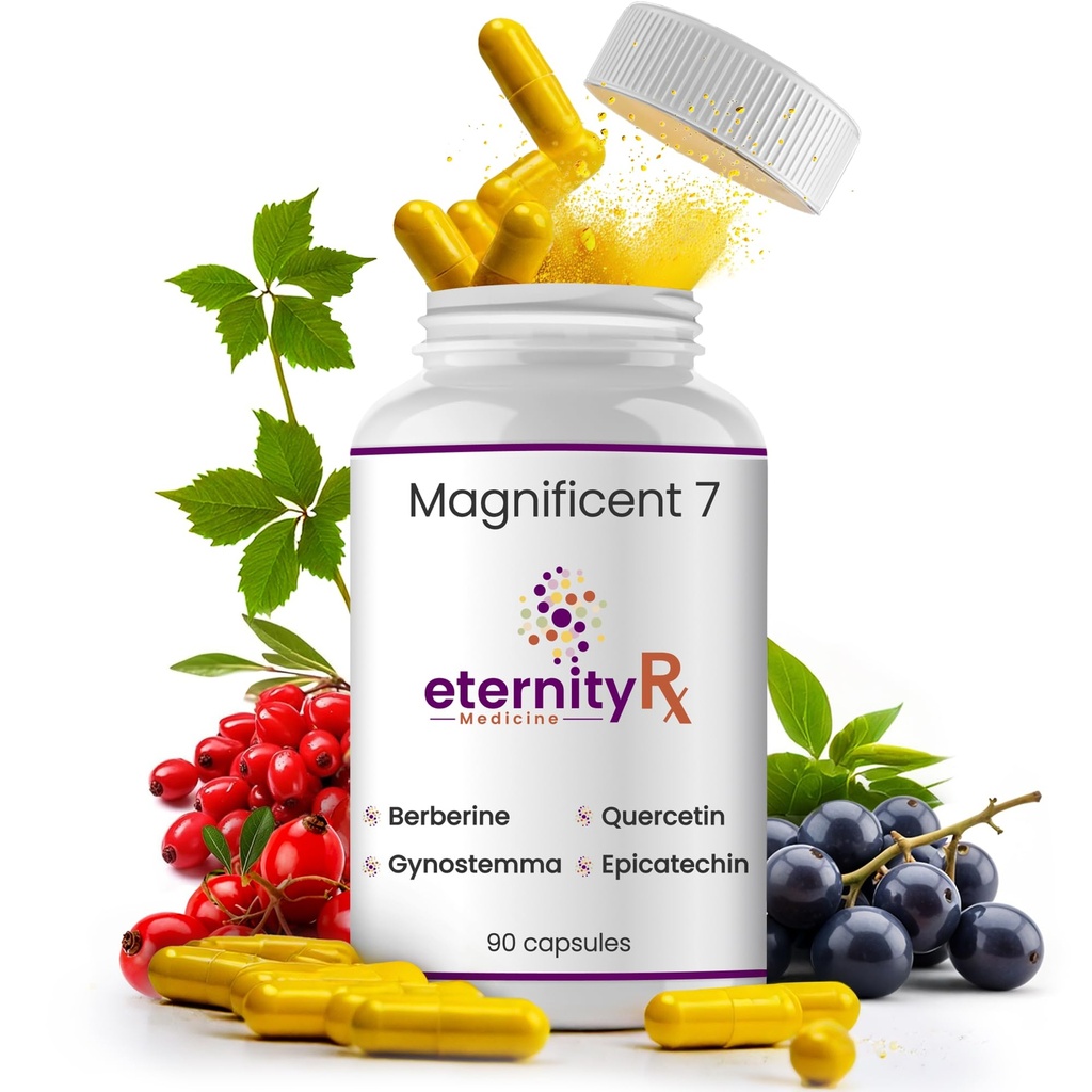 Reveratrol + Dihydroberbine + Quercetin 复合体 – 抗衰老细胞补充剂,配有维生素C & Zinc – 长寿和米托乔恩德里支持 – 90 Capsules – 医生 制定