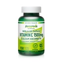Gentle N-Acidic Vitamin C 1500mg – 用于免疫和抗氧化剂支持的高吸附性碳酸盐 – 150 Veggie Capsules