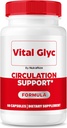 Virtual Glyc Capsules - 官方血液支持公式,Virtual Glyc血瓶清洁剂,Virtual Glyc Glyco优化剂,支持总体健康与健康,Virtual Glyc粉(60 Capsules)