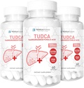 (3包) Terroform纯TUDCA(Tauroursodeoxycholic Acid) - 每人500毫克 - 纯活者支持和健康 - 60卡普尔