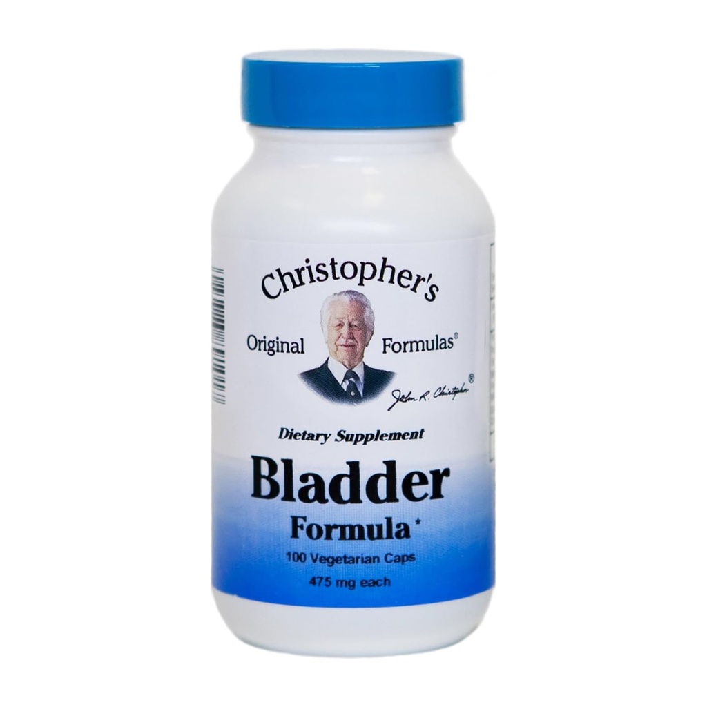 克里斯托弗的原始公式 Bladder公式 尿道健康支持 100 Caps