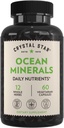 水晶星大洋矿物增刊(60 Capsules) – Bone Health & Collagen的每日草药增刊 – Sea Buckthorn, Spiruina & Organical Alfalfa - 非 GMO