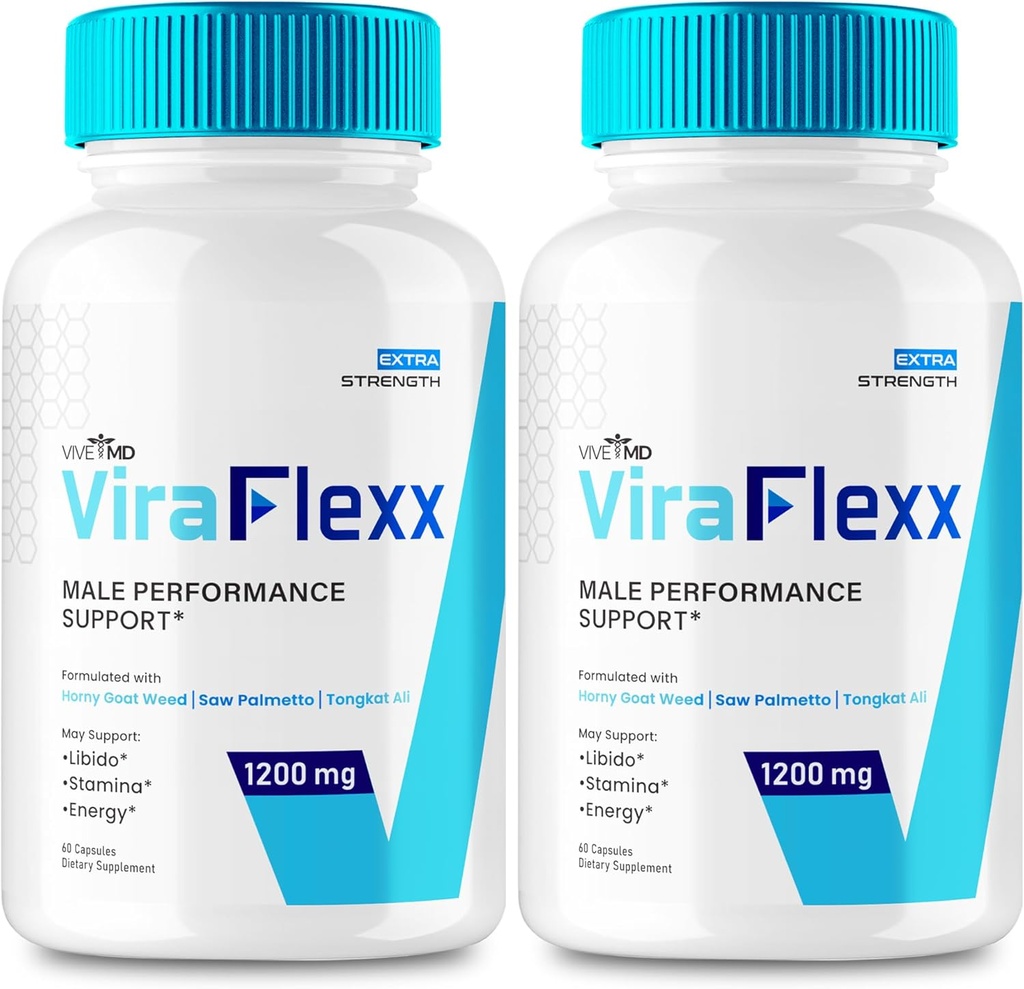 VVE MD ViraFlex 男性,ViraFlex 男性游戏 - 最大性能,所有自然饮食补充剂 超强药丸,ViraFlexx Pro 支持整体健康,Vira Flexx Reviews (2 Pack)