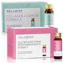 Relumins Advance Rejuvenation Collagen Beautific drink – Apple Flavor & Beauti Glutatithione drink – 石榴Flavor – 刷新,Radiant皮肤与健康营养-Rich公式 – 1 box – 每盒