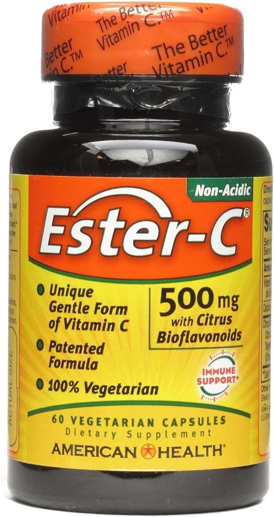 美国卫生,Ester-C,500毫克,60个蔬菜卡普尔
