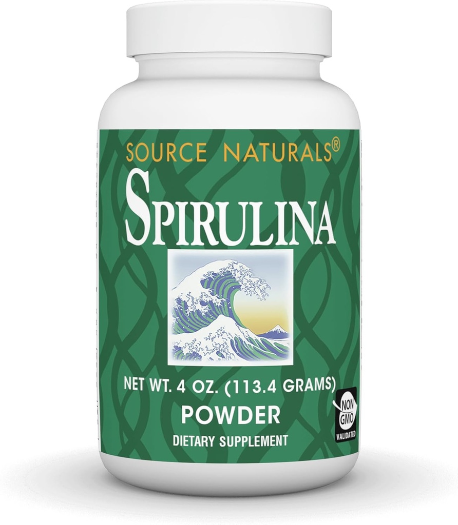 资料来源:Naturals Spiruina -- -- 用于免疫系统支持 -- -- 4 oz粉剂
