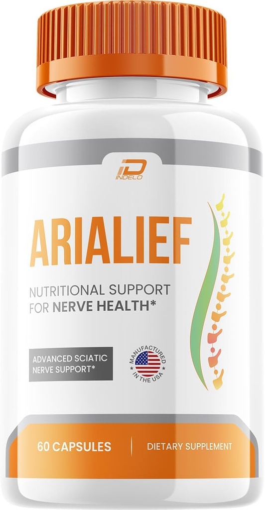 Arialief Capsules, Arialief 高级补编, 所有维持健康水平的自然公式, 最大强度的每日公式, Aarialif Capsules Reviews (1 Pack - 60 Capsules)