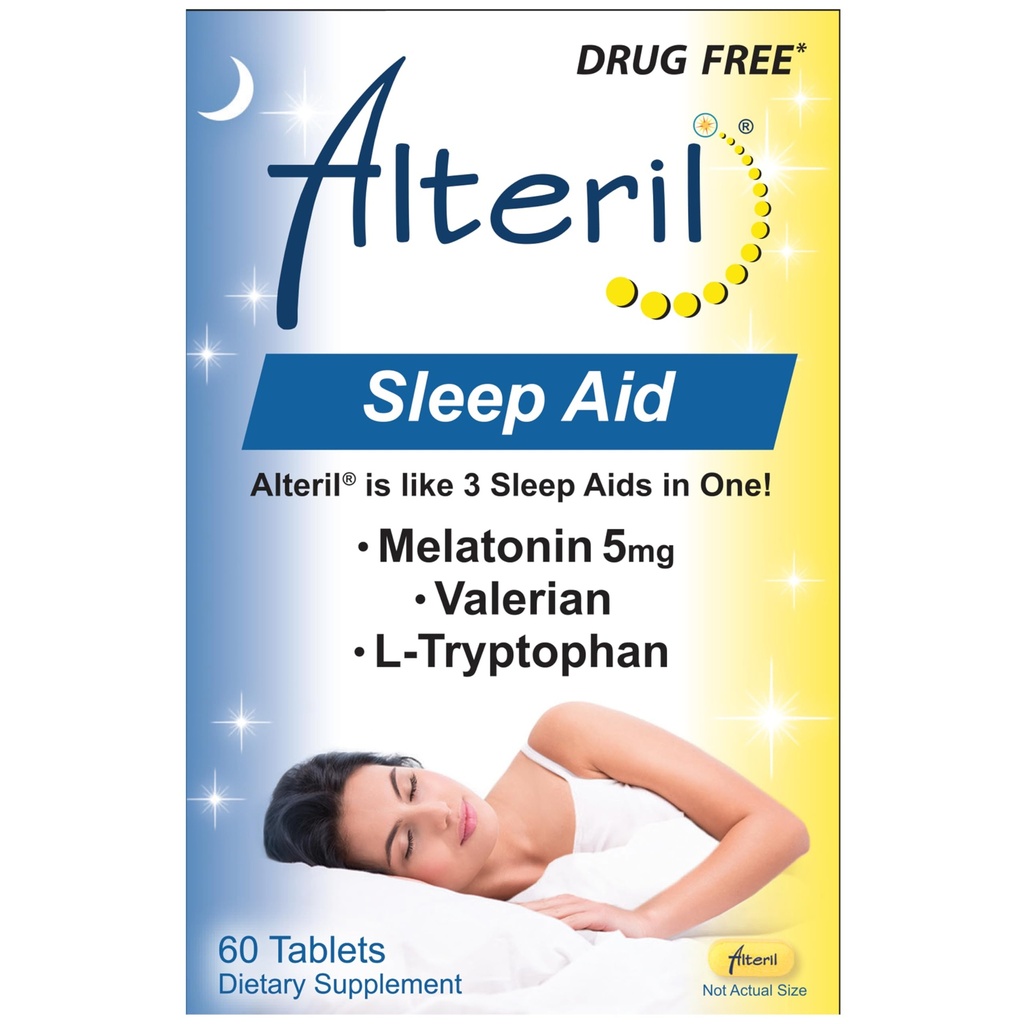 Alteril All Natural Sleep Aid 60 Tablets (Pack of 3)