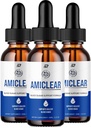 Amiclear Drops 健康公式 - 饮食补充剂 Drops - 额外力量 Amiclear 液体 Drops, 葡萄种子, Amiclean Drops Reviews (3 Pack - 180 ML)