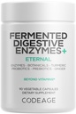 密码发酵 消化酶 补充 3-Month 供应 - 14 消化酶 Probiotics, Prebiotics, 发酵植物学, 植物基多聚酶 - 一天1卡普尔 - 90卡普尔