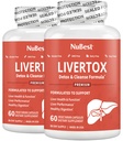 LiverTox - 高级Liver Detox & Cleanse 公式 - 草药Liver 配有 牛奶硝酸,Turmeric, Artichoke, Dandelion, Beet & Zinc 帮助Liver 函数 & Digestion → Xack 2