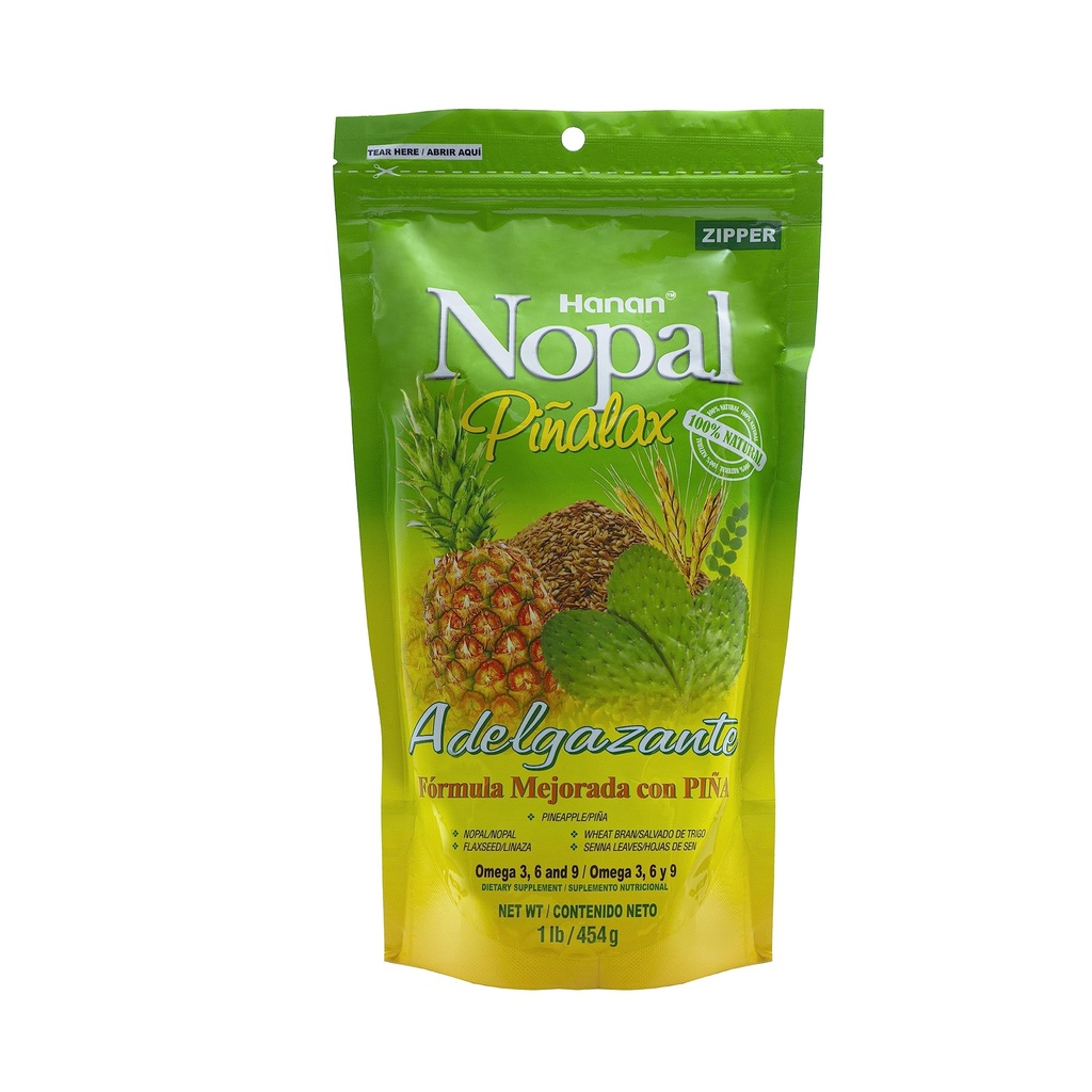 Nopal PINALAX 100% 天然高纤维混合 − 1lb(454g) → 天然援助 清理科隆 → 改进消化和增加能源