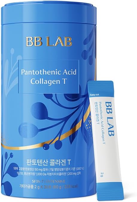 BB LAB 粉末Colagen,SF3X-7 密集系列,韩国制造,30棒(Pantothenic酸Colagen T),蓝色