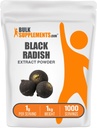 Bulk Assupports.com 黑拉迪什提取粉末 - 西班牙黑拉迪什补充剂 草药补充剂 - Vegan & Gluten Free, 每架服役1克, 1kg (2.2磅) (Pack of 1)