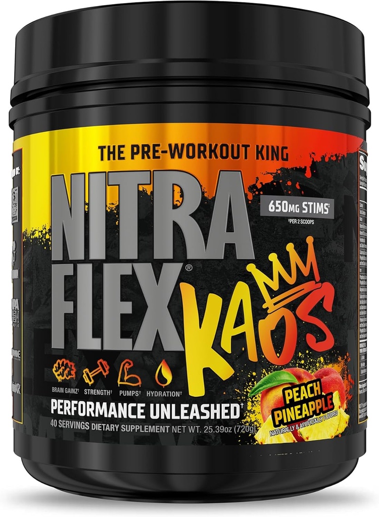 GAT SPORT Nitraflex KAOS 预研粉(桃梨)