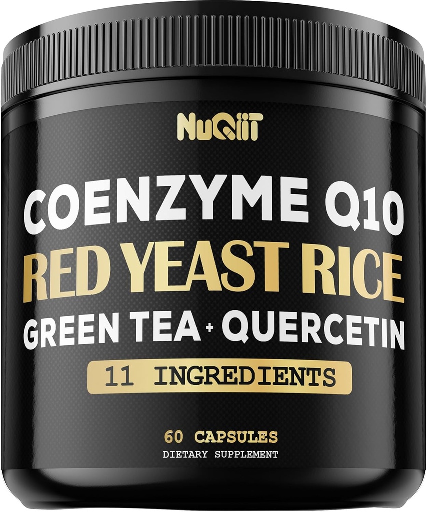 红酵母大米13500mg 绿茶4500mg Quercetin 4500mg 补充 & More - 支持心脏健康,免疫系统和体积平衡 - 60 capsules