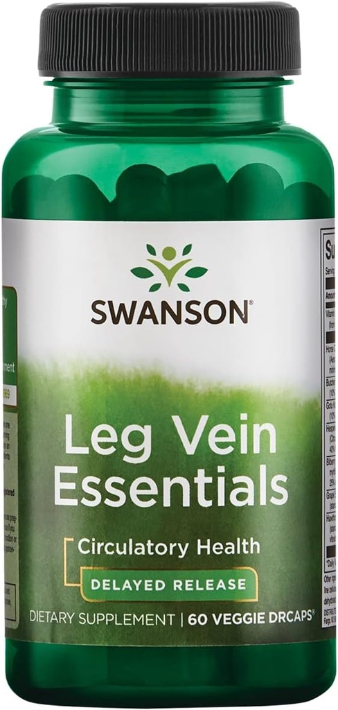 Swanson Leg Vein 基本要求 - 延迟释放 - 60 Veg Capsules