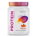 FoxyFit Protein for her, Caramel Mocha Whey 蛋白粉 配有 CLA 和 Biotin 配有健康胶片 (1.85磅)