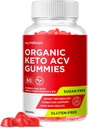 有机 Keto ACV Gummys - Gluten-Free & Sweet-Free Apple 苹果苹果苹果苹果醋增生(1000MG) 女性男性(1000MG)