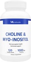 ML Naturals Choline & Myo-Inositol 120 蔬菜盖,NSF-验证和cGMP-Compliant