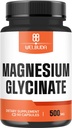 含20%纯度的镁-500毫克用于脑健康、骨质健康、能源生产、舒适的Mood & Muscle-90 胶囊-提供100毫克元素镁