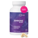 微生实验室 Zenbiome Sleep - L Theanine 配有 Lemon Balm 提取剂和配有 Bifidobacterium Longum 配有 Probiome - 在床底时间帮助Soothe Gut-Brain轴(30 Capsules)