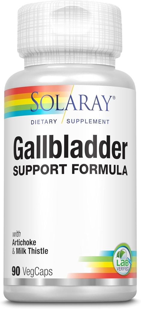 Solaray Gallbladder 支持公式 - 90 卡普尔