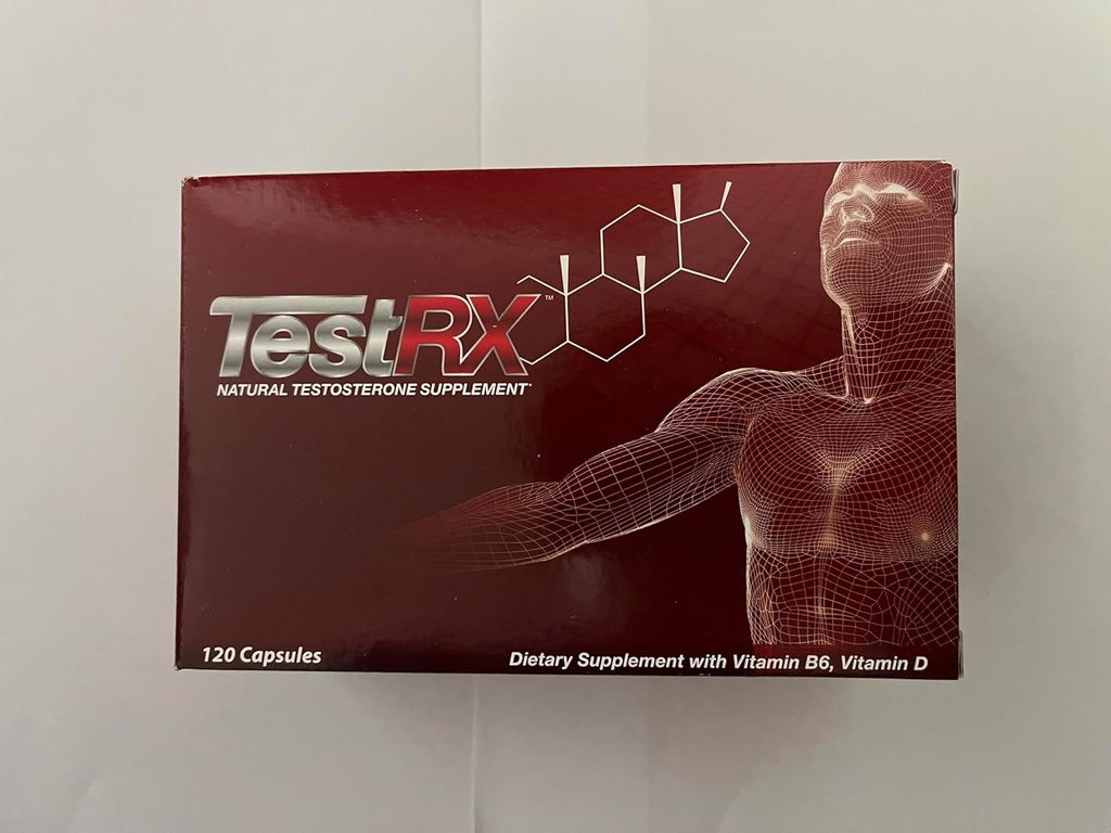 TestRX Testosterone Boster for Men QQ Test RX Natural Mae Test Booster 配有 Tongket Ali QQ TestRX Testosterone Boster for Men 和 7日药丸组织者