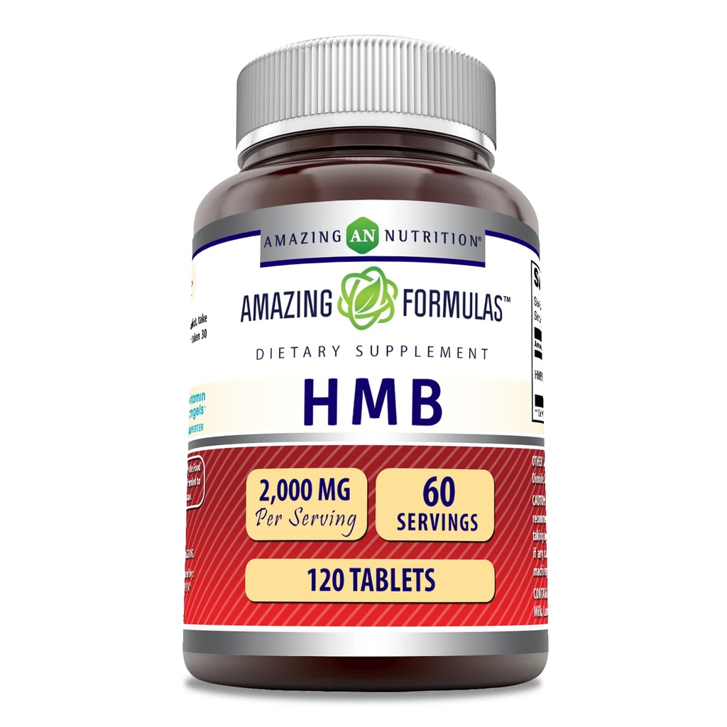 惊人的公式 HMB (Beta-Hydroxy Beta-Methylbutyrate) 补编 | 2000 Mg Per service | 120 片 | | 非GMO | Gluten Free | | |  USA  USA  USA  USA  USA  USA  USA  USA  USA  USA  USA  USA