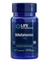 生命延长(Melatonin) 1毫克 -- -- 用于静夜、荷尔蒙平衡和免疫健康 -- -- 立即释放 -- -- 无葡萄糖、非GMO -- -- 60卡普尔