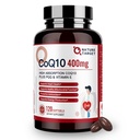 NATURE TARGET CoQ10-400mg Pplus PQQ 配有维生素E & 有机橄榄油 - Coenzyme - Q10配有BioPerine - 高吸收抗氧化剂用于心脏卫生和能源生产,120 服务