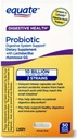 Equate Probiotic 补充文摘系统支持 - 总体文摘健康支持 - 最小化便秘,腹泻,气体和布洛丁 - 延迟释放 Capsules, 50 Counter