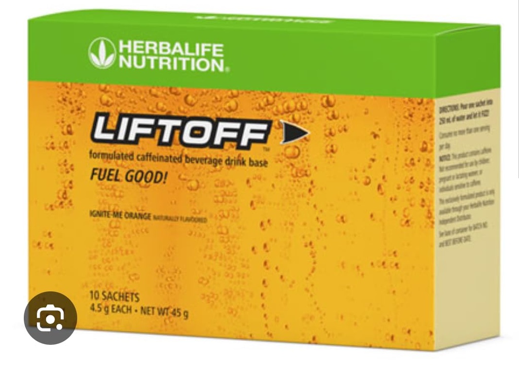 Herbalife营养 LIFTOFF 能源棒包装 - Lemon-Lime blast - 为天然能量的刺激即时饮用,清心,提高浓度,30个计数(30个包),绿柠檬-Lime blast