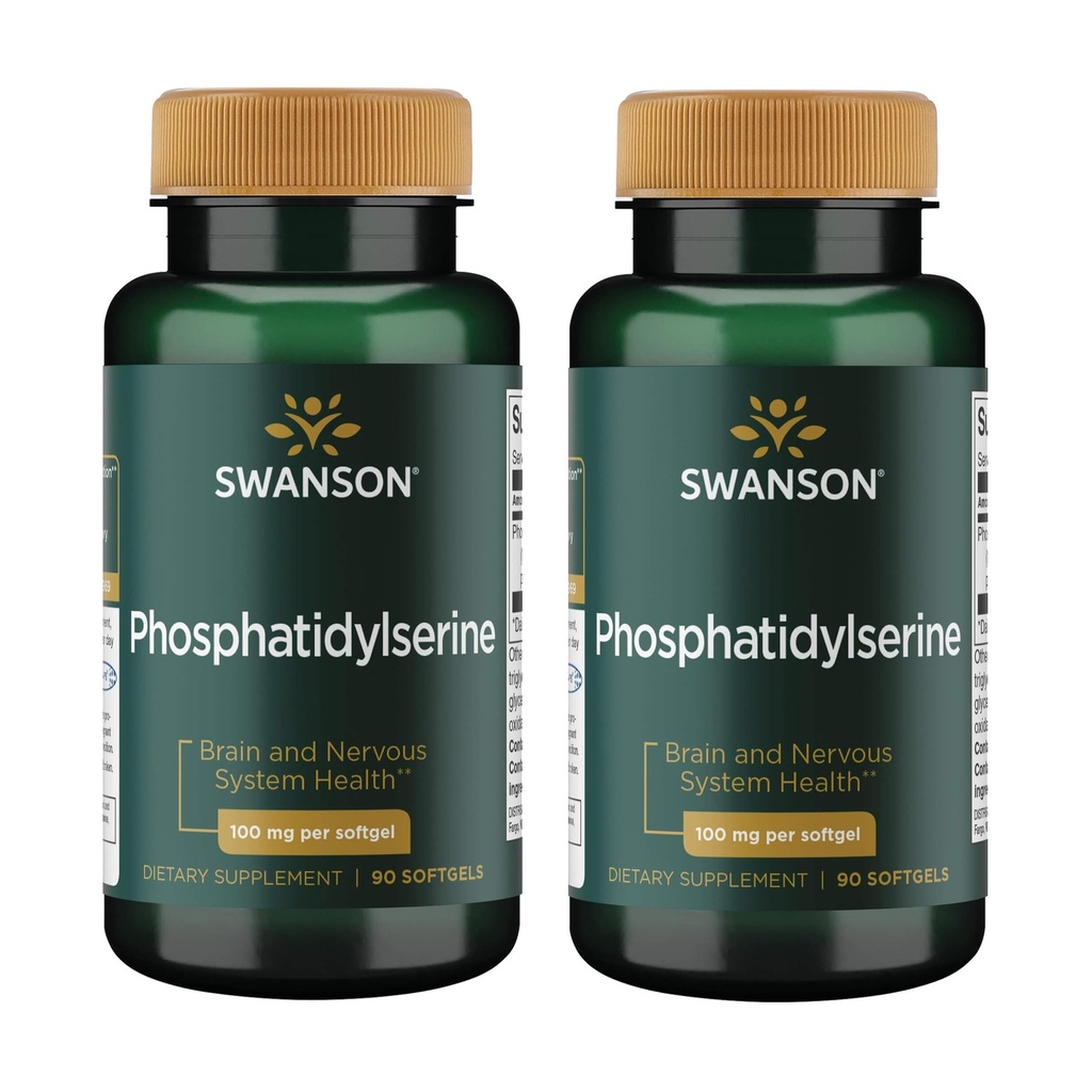 Swanson Phosphatidylserine 100 mg 90 Sgels(2包)