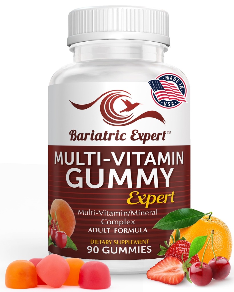Bariatric 专家多维塔明·古米斯 – 成人快速移动饮食补充 后伽斯里克·李夫和旁路,营养学家推荐,90 Counter