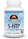 资料来源:自然水分科学 5-HTP,平衡的Mood*,非GMO食物补充,200毫克 - 120卡普尔