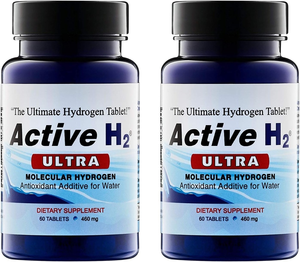 活性H2 Ultra+氢水片 - 优化健康,支持豁免,平衡抗氧化剂与分子氢的惠益 120