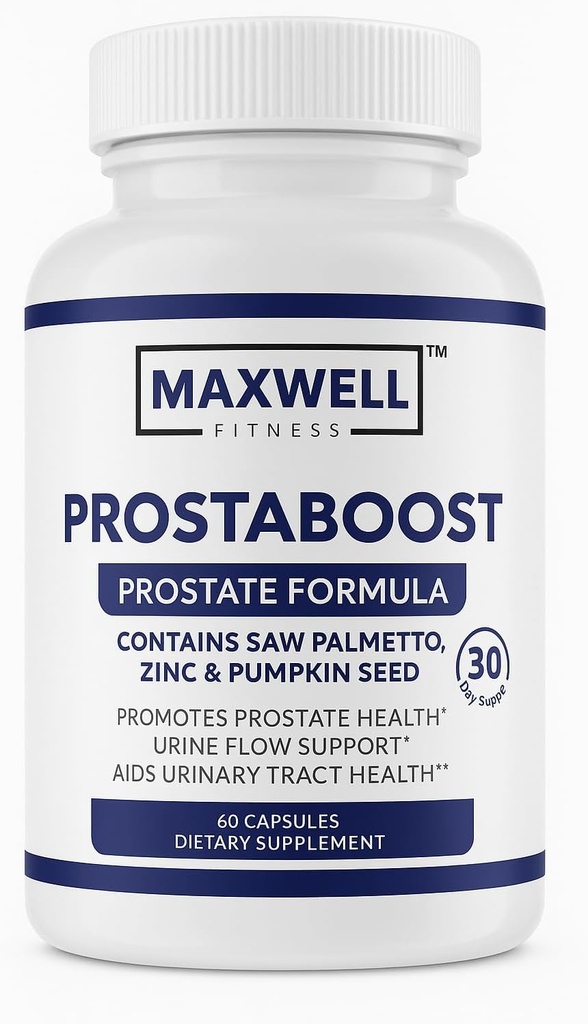 由Saw Palmetto、Zinc、Selenium & 19 Herbs- Urinary Flow & Bladder Control Framme, 60 Veggie Caps为男性提供前列腺支持
