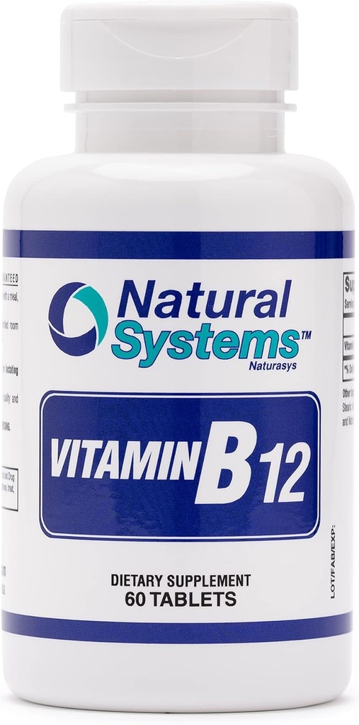 维生素 B12 60 按自然系统计算 1000 mcg - B12 成人维生素 1000 mg 帮助刺激记忆 * - 维生素 B12 1000 mcg 用于好文摘 * - 维生素 B12 能源代谢支持 *