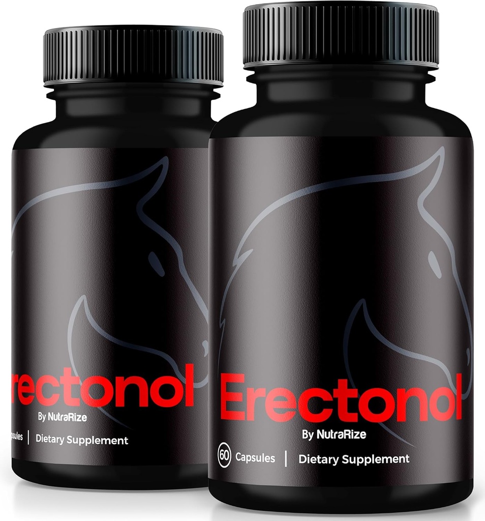 (2 Pack) Erectonol Capsules for Men, Erectonol 雄性饮食补充剂 男子健康与峰值表现的每日公式 活性生活方式的高级公式药,评论(120 Capsules)