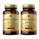 Solgar Methylcobalamin(维生素B12) 1000 mcg - 60 Nuggets, 包2 - 支持能量代谢 - 非GMO, Vegan, Gluten Free, 乳品自由, Kosher - 120 总服务量