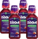 ZzzQuil,《夜间睡眠援助液体》,50毫克二苯胺HCl,第1号《睡眠援助品牌》,《淡化香草樱桃火焰》,《非哈比特成型》,《12 FL OZ》(第4页)