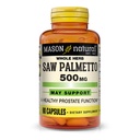 MASON NATURAL Saw Palmetto 500毫克,支持前列腺健康与尿功能,90盖