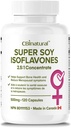 Soy Isoflavones 2.5:1 提取500毫克(1250毫克等效),支持妇女的健康,120 Vegan Capsules,4-Month供应,非GMO,Gluten Free